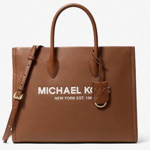 Michael Kors Mirella Medium Pebbled Leather Tote Bag